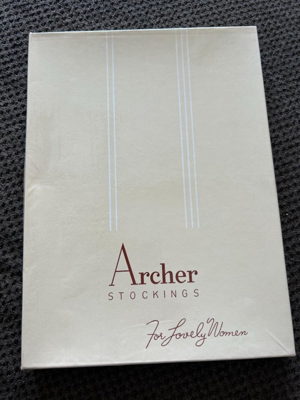 2 pairs Archer Stockings Tissue Chiffon 15 Denier Vintage 1950s For Lovely Women